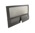 CR Laurence T-Vent Sliding Door Window Passenger Side
