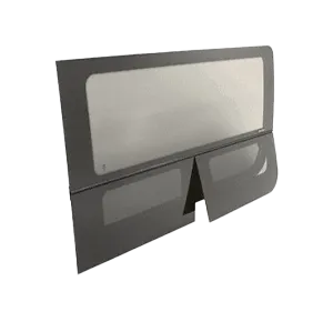CR Laurence T-Vent Sliding Door Window Passenger Side