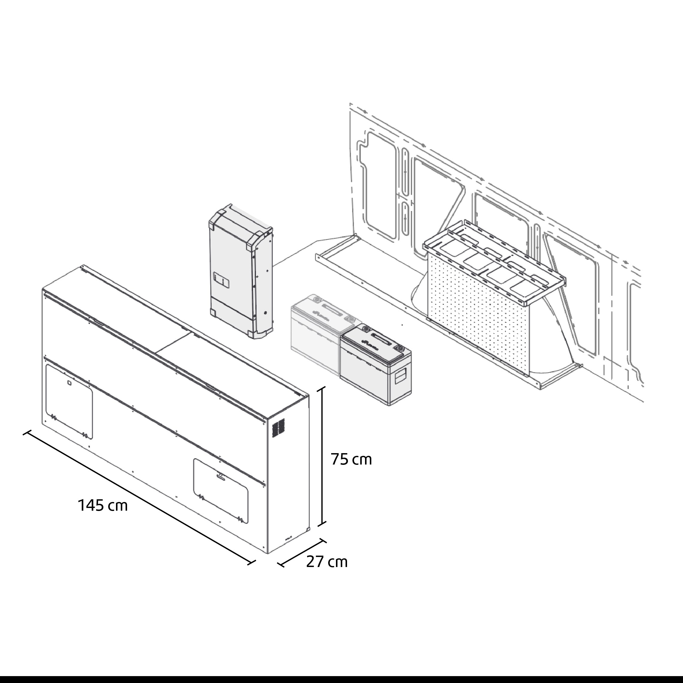 Solo Wheel Well Cabinet – Driver Side – view 6