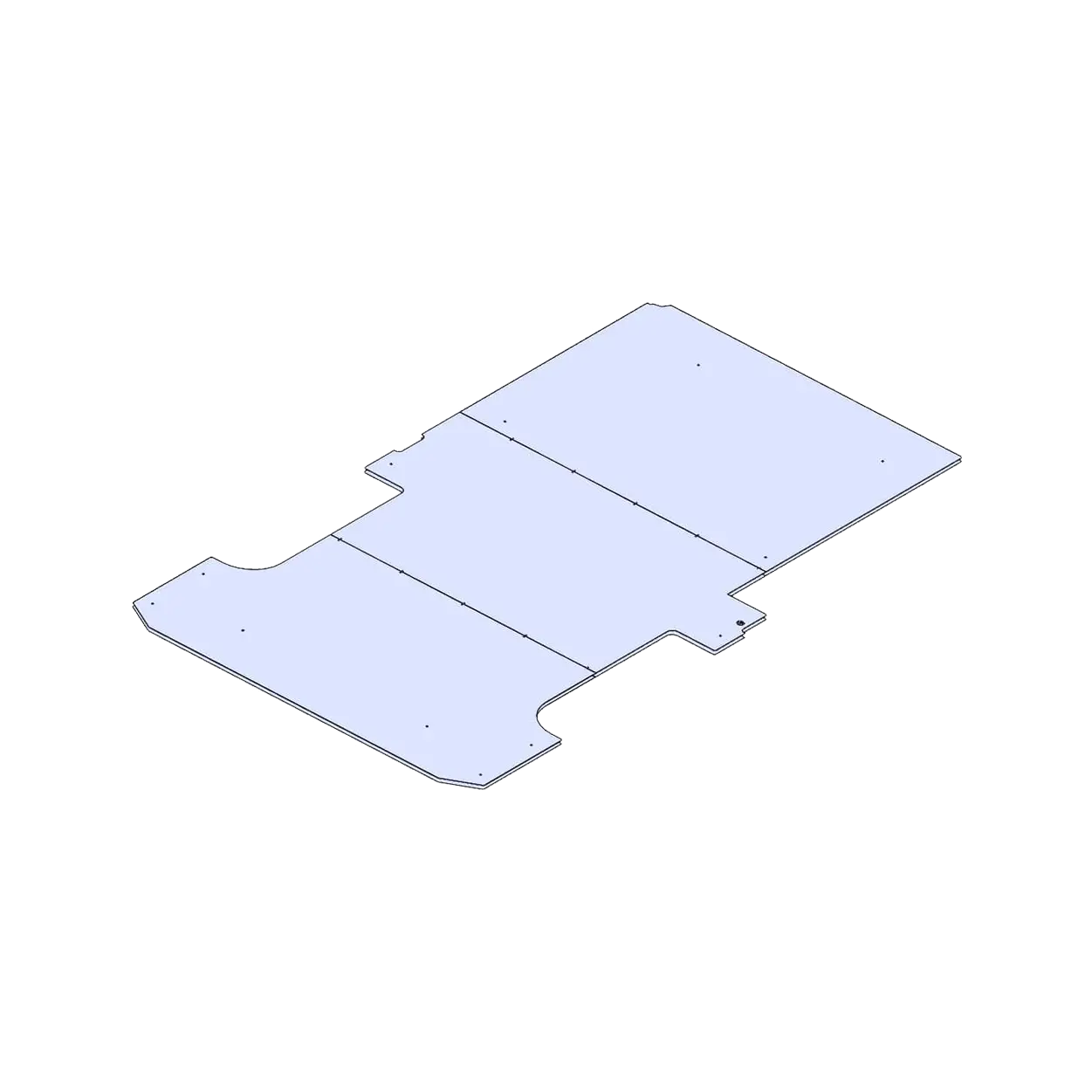 Dutchvanparts aluminium insulated sandwich floor for Sprinter