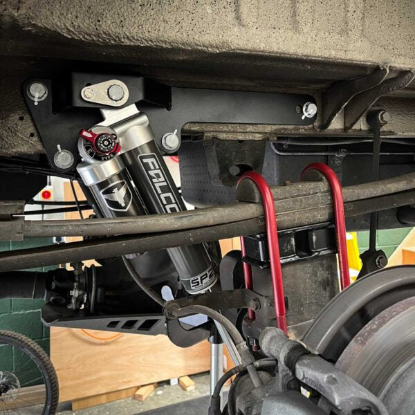 Elevate Vans Shear Bracket Kit installed – view 3