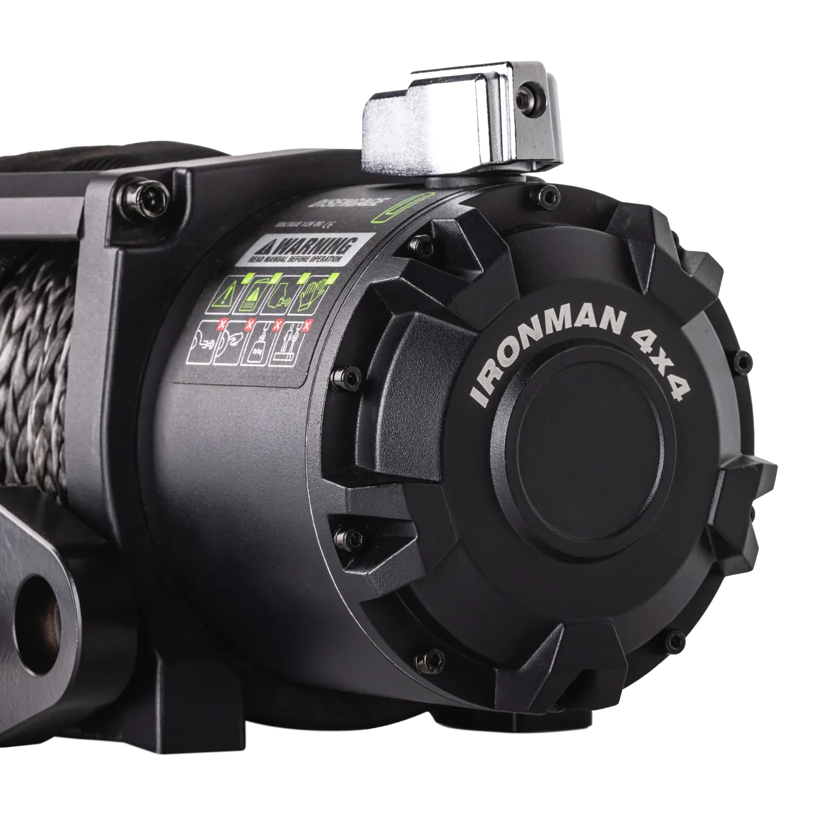 Frontier winch synthetic rope