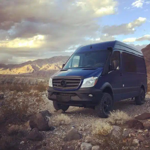 Terrawagen hood spoiler fitted to Sprinter 2006-2018