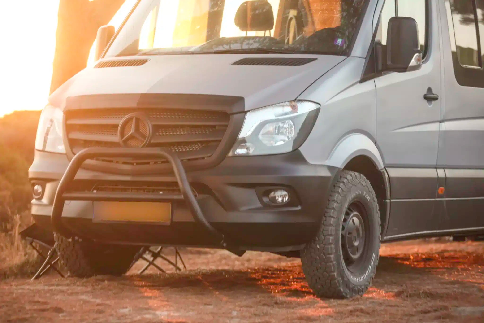 Sprinter 2006-2018 with Terrawagen hood spoiler