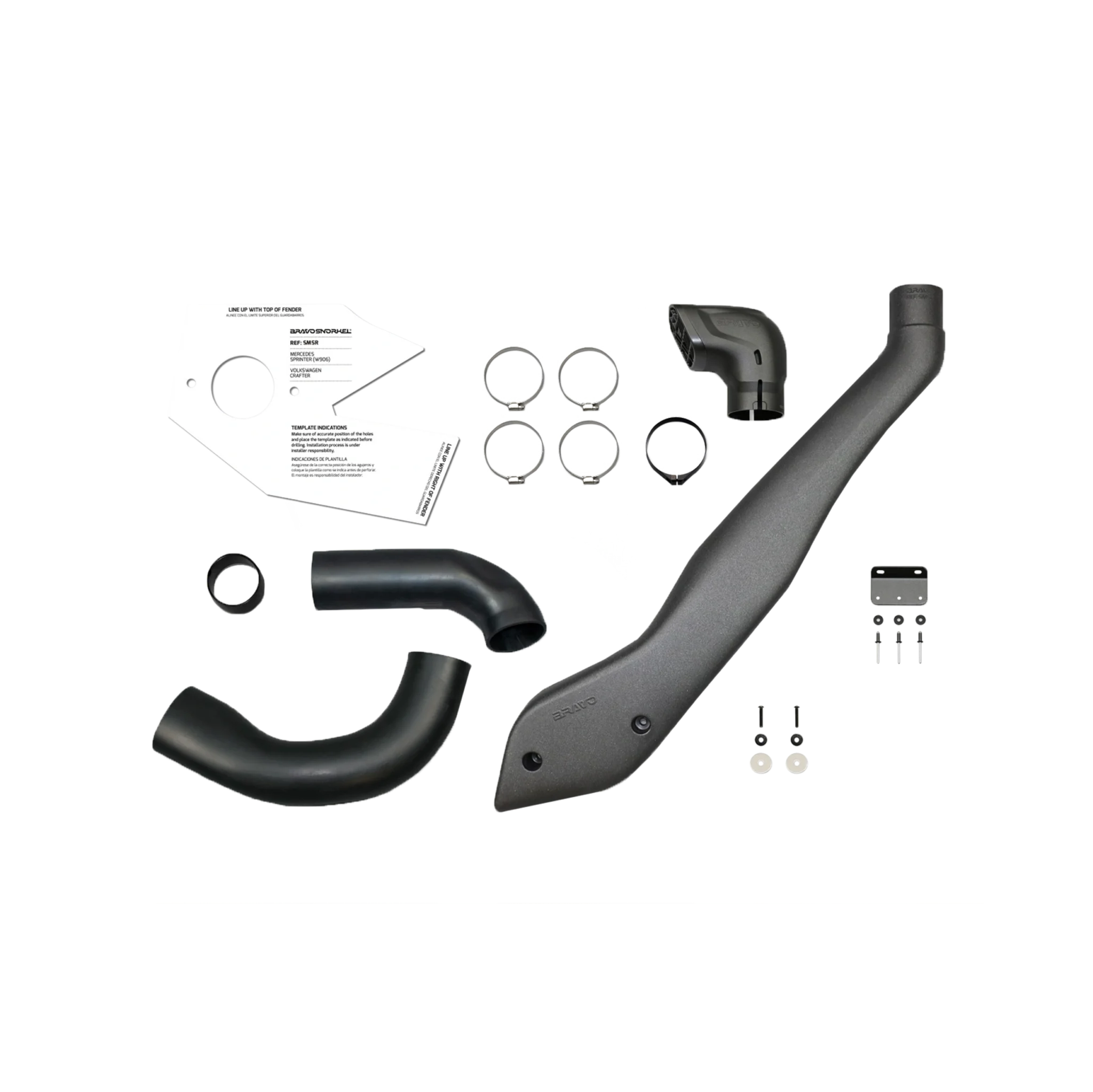 Bravo snorkel for Sprinter 2006-2018 and Crafter 2006-2017