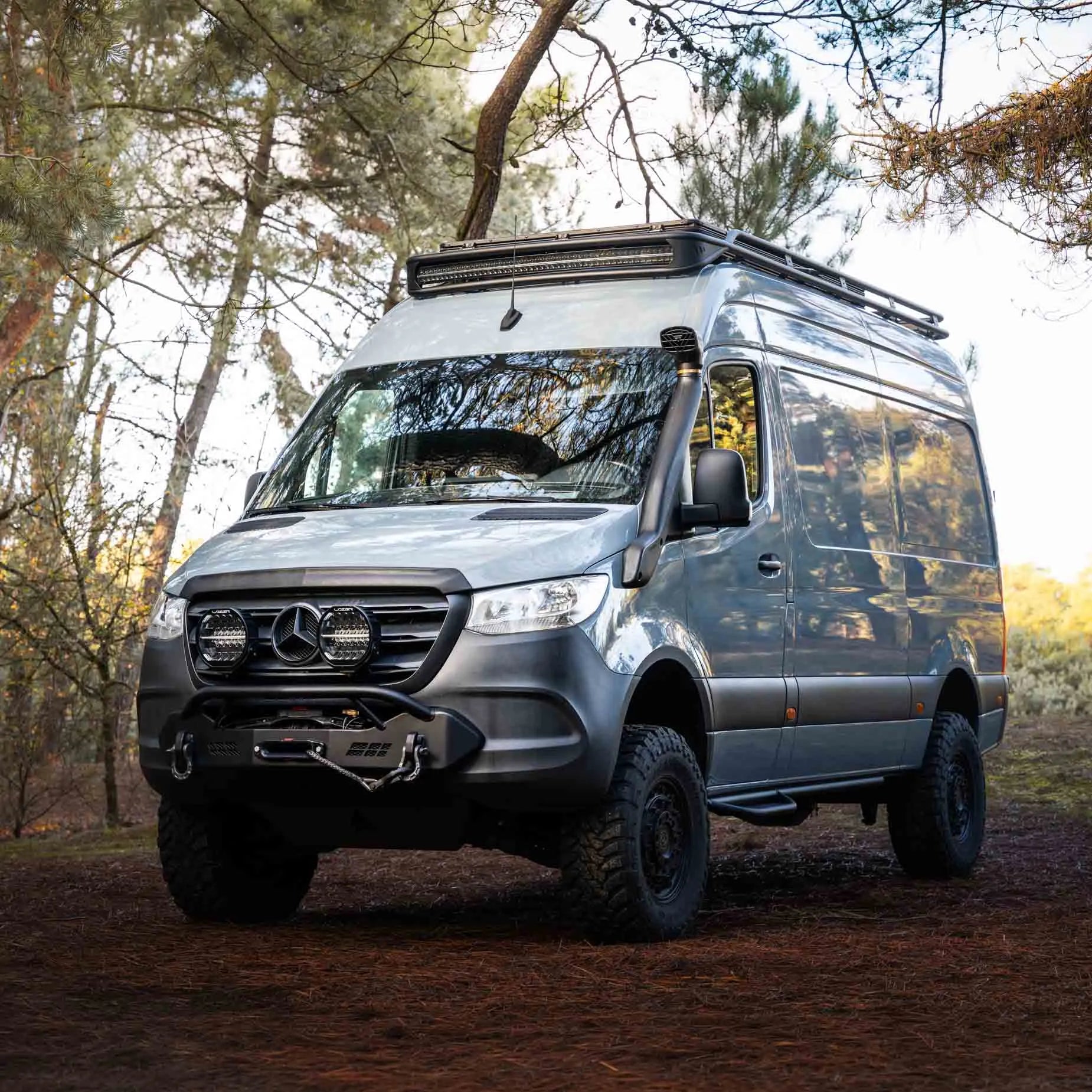 Bravo snorkel fitted to Mercedes Sprinter