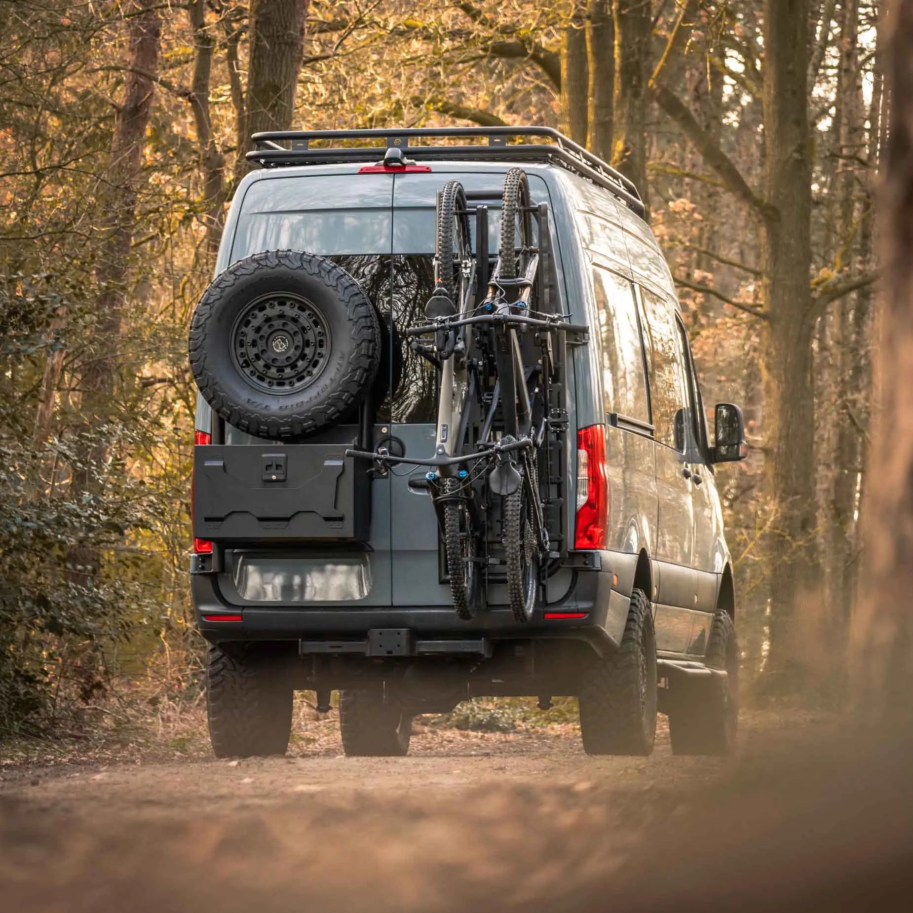 Sequoia Dual Bike Backbone Package Deal for Mercedes Sprinter 2018+ – image 2