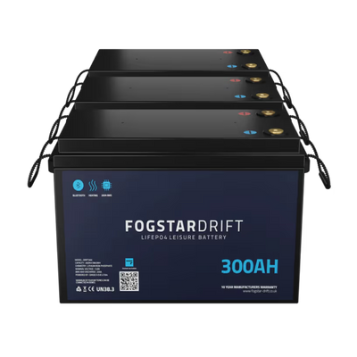 Three Fogstar Drift Pro 300Ah lithium batteries