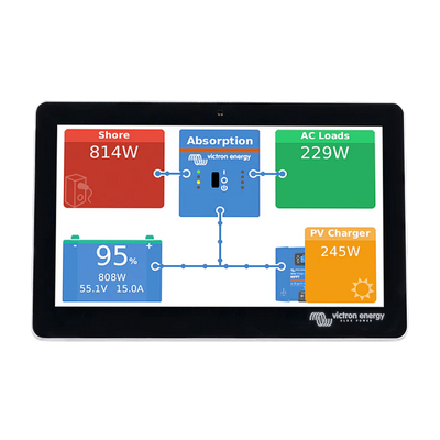 Victron GX system control display