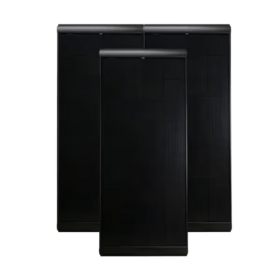 Three NDS Dometic solar panels for off-grid power generation